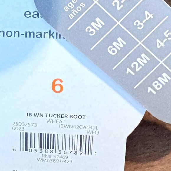 Wonder Nation Tucker Boot – Kids Size 6 – Wheat Color - Picture 4 of 6